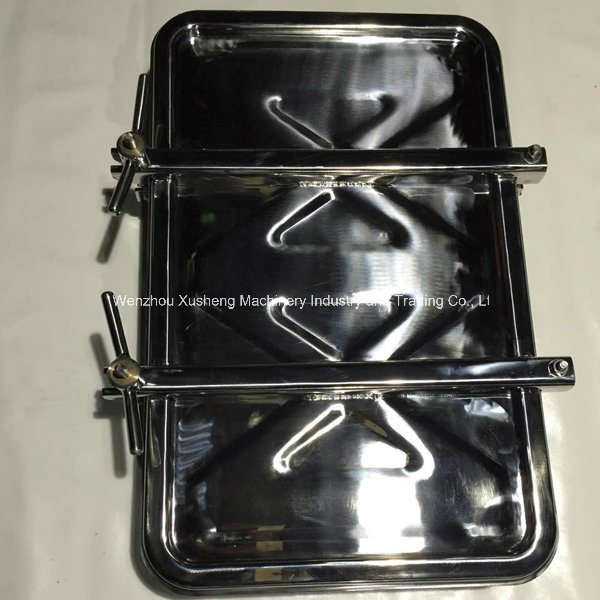 470mm * 760mm revestimento de bueiro retangular de a&ccedil;o inoxid&aacute;vel externo com press&atilde;o