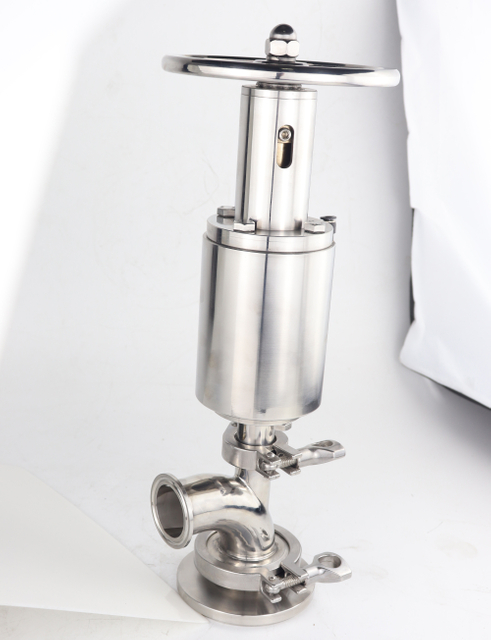 Válvula de assento inferior do tanque sanitário de aço inoxidável de qualidade alimentar