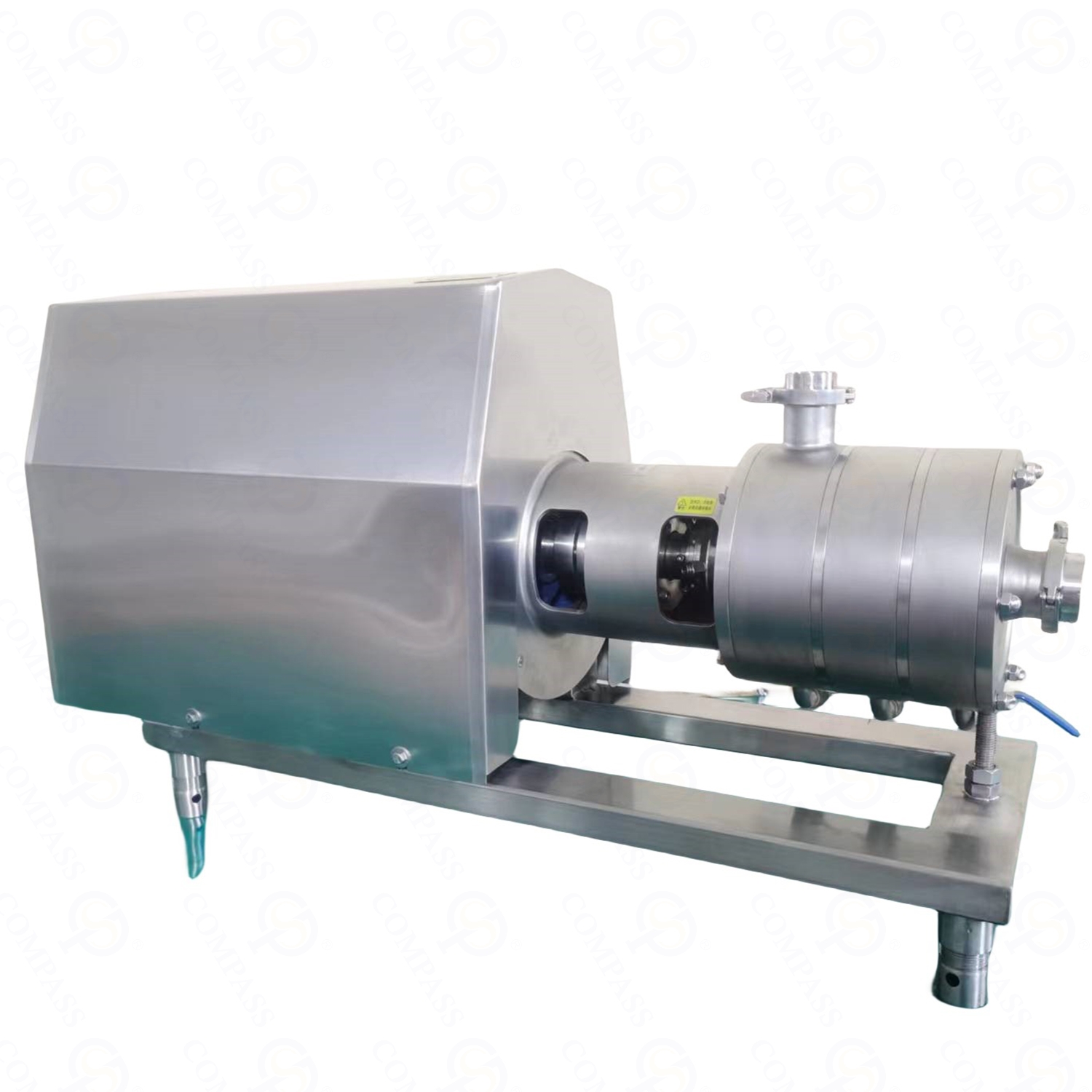 Bomba de emulsão emulsionada homogeneizador de misturador de alto cisalhamento de tubulação de três estágios TRL3 de aço inoxidável