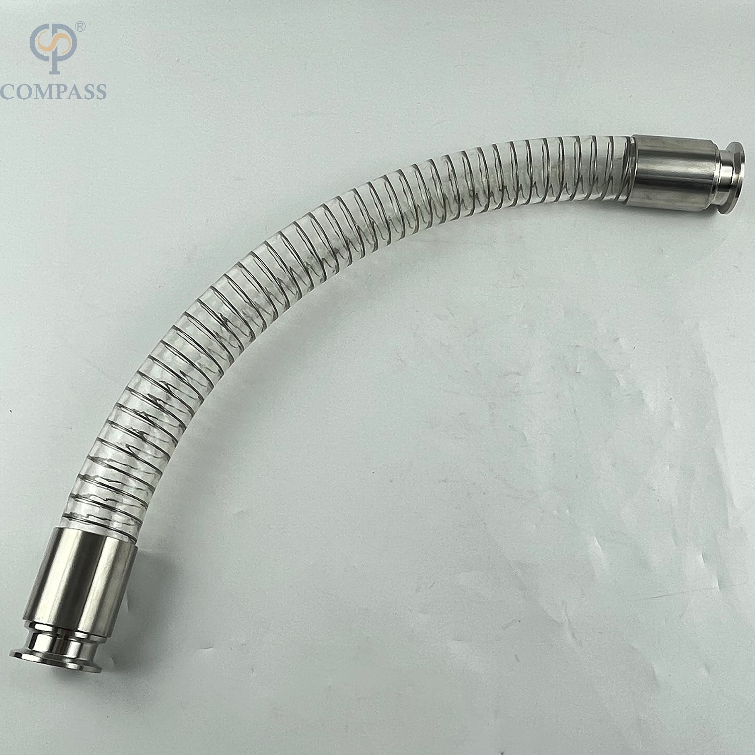 MANGUEIRA ESPIRAL TRANSPARENTE DE GRAU ALIMENTAR SANITÁRIO DE 1,5 POLEGADAS -24 POLEGADAS