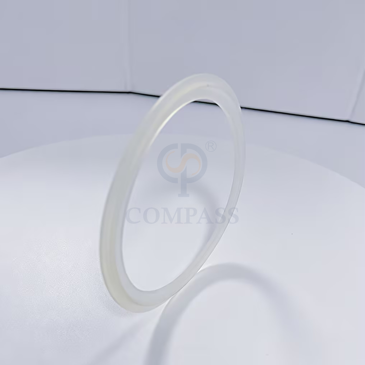 Venda Quente Universal 2 Polegada tc 64mm higiene sanitária grau alimentício sms asséptico tri braçadeira junta de silicone transparente com tampa de flange