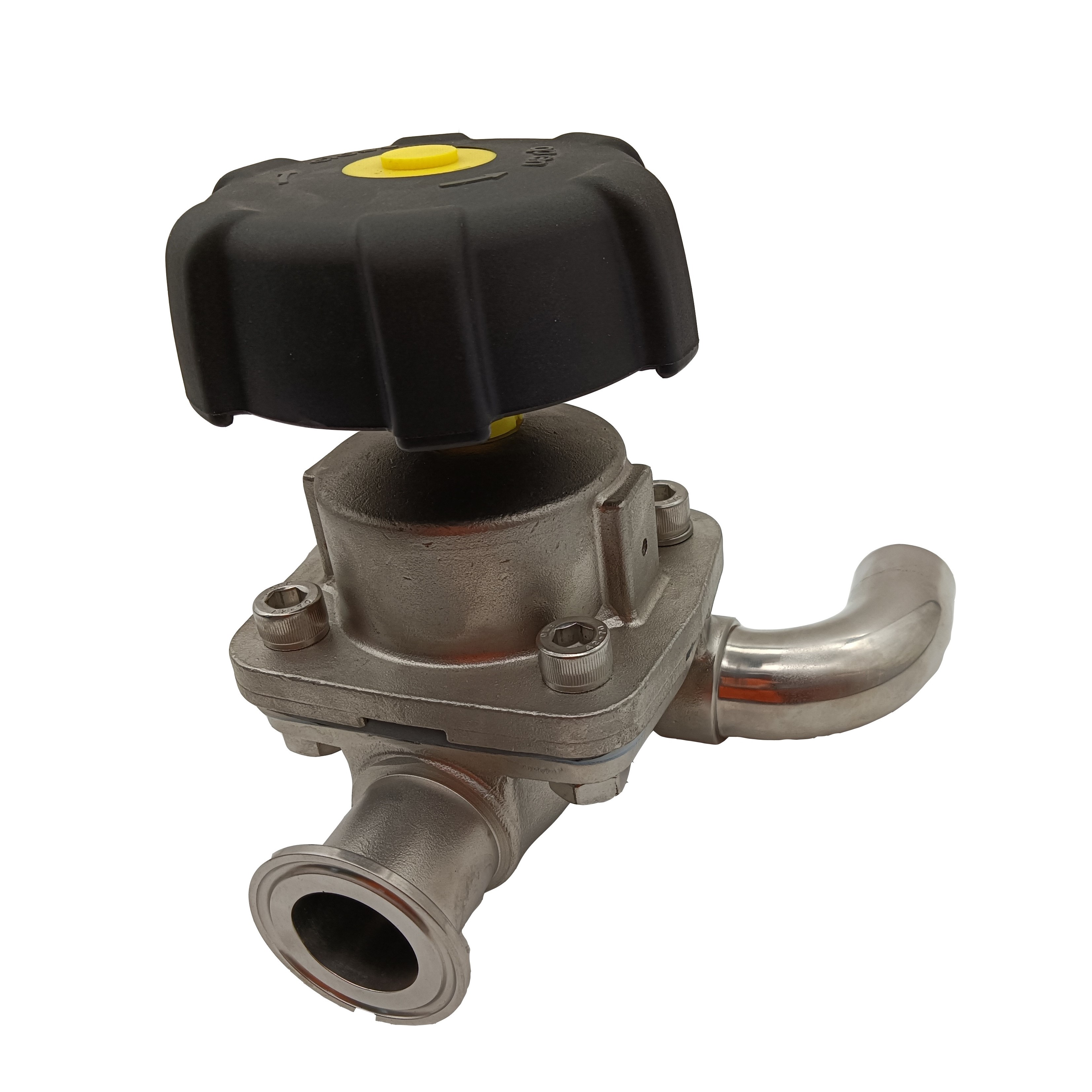 1/2 polegada de 12,7 mm de alta qualidade higiênica de aço inoxidável SS316L SMS CLAMP DIAPHRAGMA UTILO 