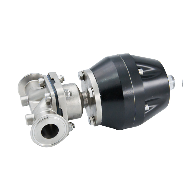 1 polegada de 25,4 mm de alta qualidade higiênica higiênica aço inoxidável SS316L Pneumático SMS CLAMP DIAFRAGMA EM