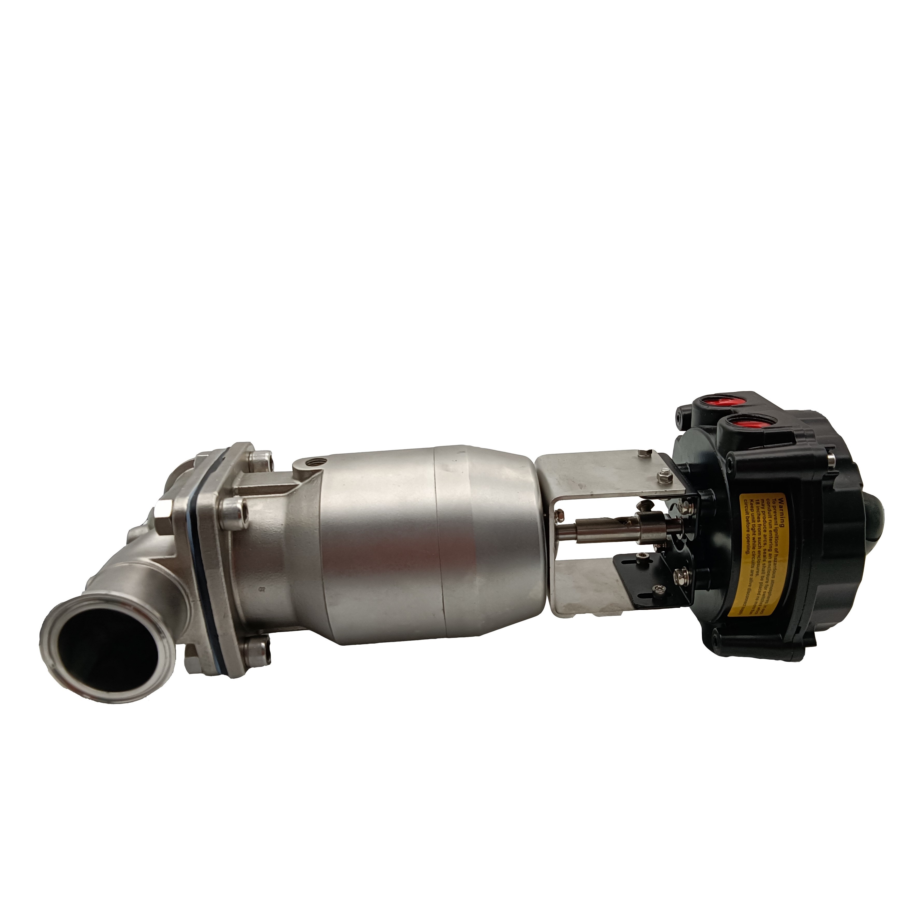 1 polegada de 25,4 mm de alta qualidade higiênica higiênica aço inoxidável SS316L Pneumático SMS CLAMP DIAFRAGMA VAVLE COM LIMITE