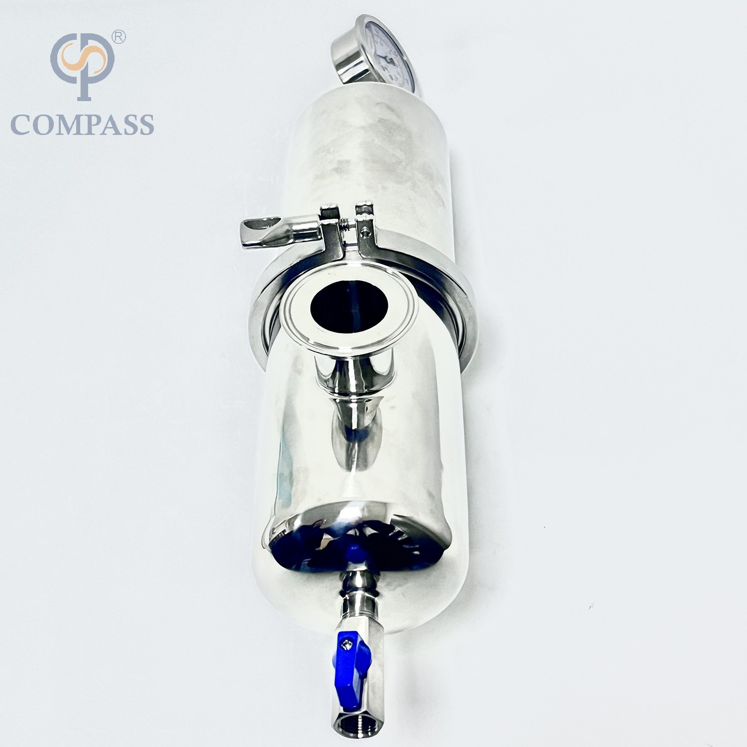 alojamento de filtro do vapor da braçadeira de 0.2um SS316L TC50.5MM com PTFE dentro do elemento