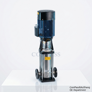 4kw CDLF8-100 Aço inoxidável sanitário SS304 4000 litros/hora PN25 Extremidade do flange Bomba centrífuga vertical multiestágio com bom preço