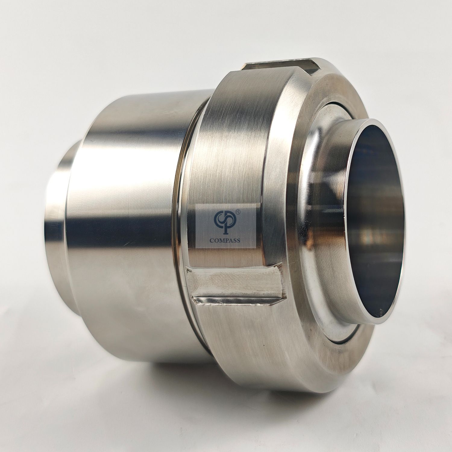 Flange de alta qualidade Aço inoxidável SS316L Grade estéril de grau estéril de grau Sanitário Din União Din Válvula