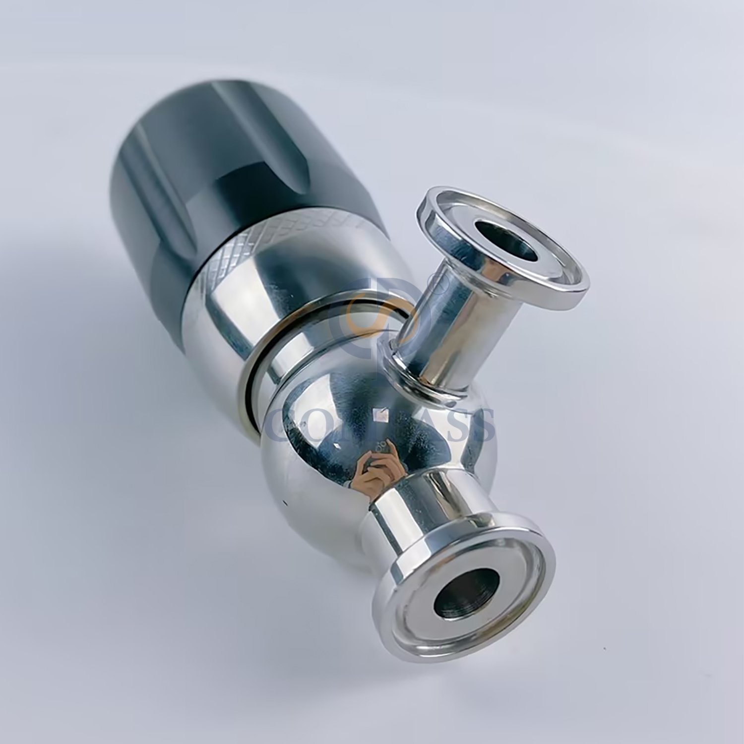 Melhor venda 1/2 Polegada de aço inoxidável de grau sanitário aisi316l sms manual apertado mini válvula de segurança estéril para a indústria de petróleo e gás