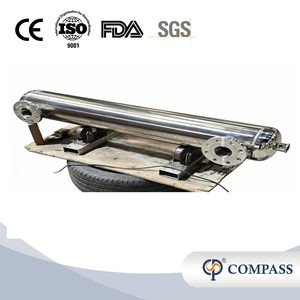 10 medidores quadrados SS316L flange de água PN10 180 Celsius trocador de calor de tubo enrolado