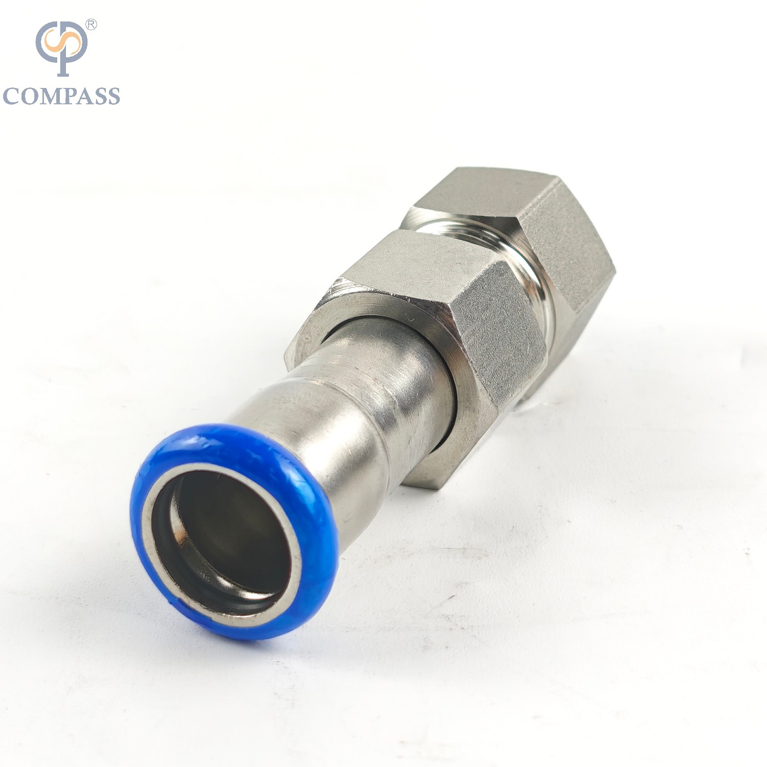 DN15 Aço inoxidável sanitário SS304 BS União de rosqueamento feminino único feminino