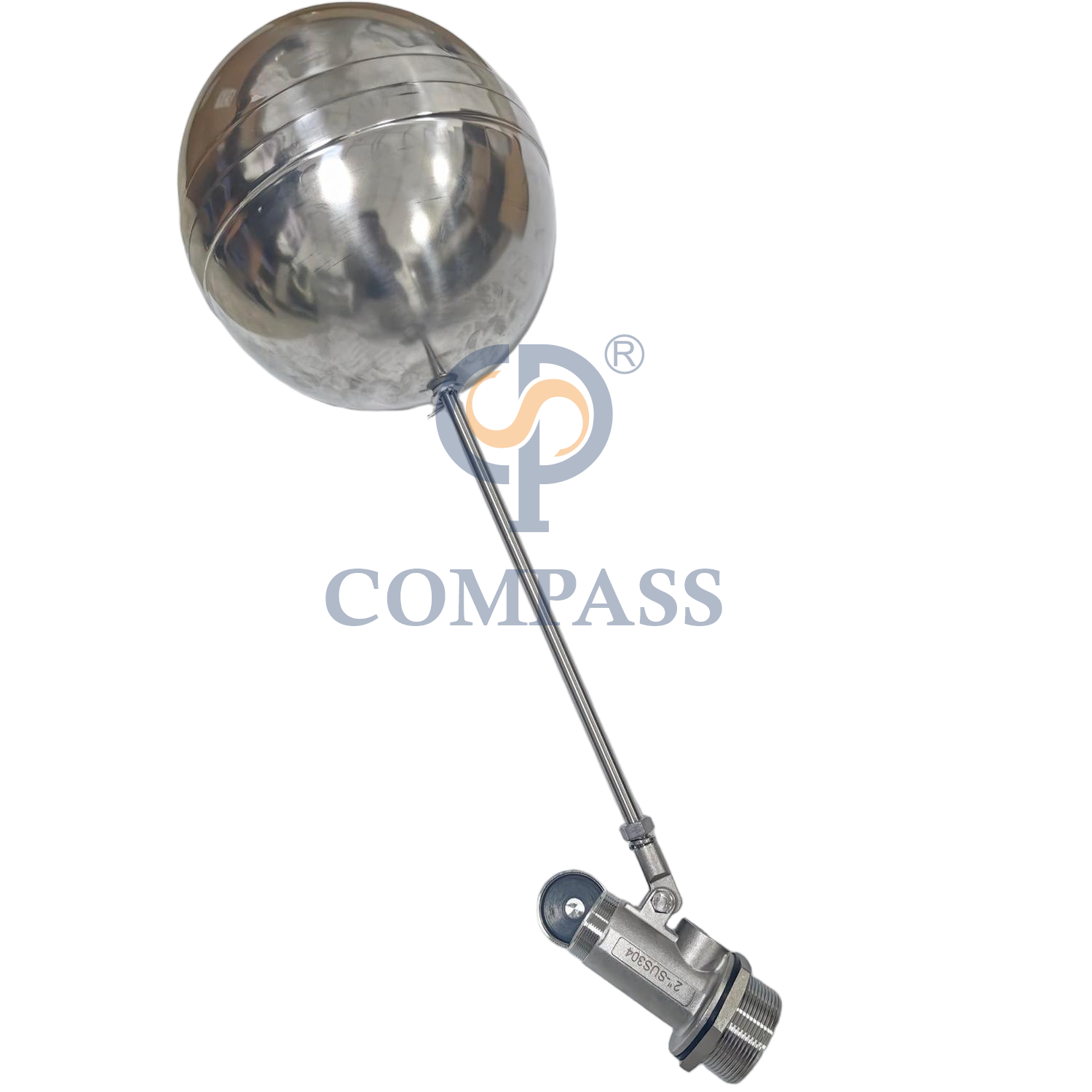 SS304 250MM tamanho de bola BSP extremidade roscada masculina 2 polegadas válvula de esfera flutuante DN50 para o tanque