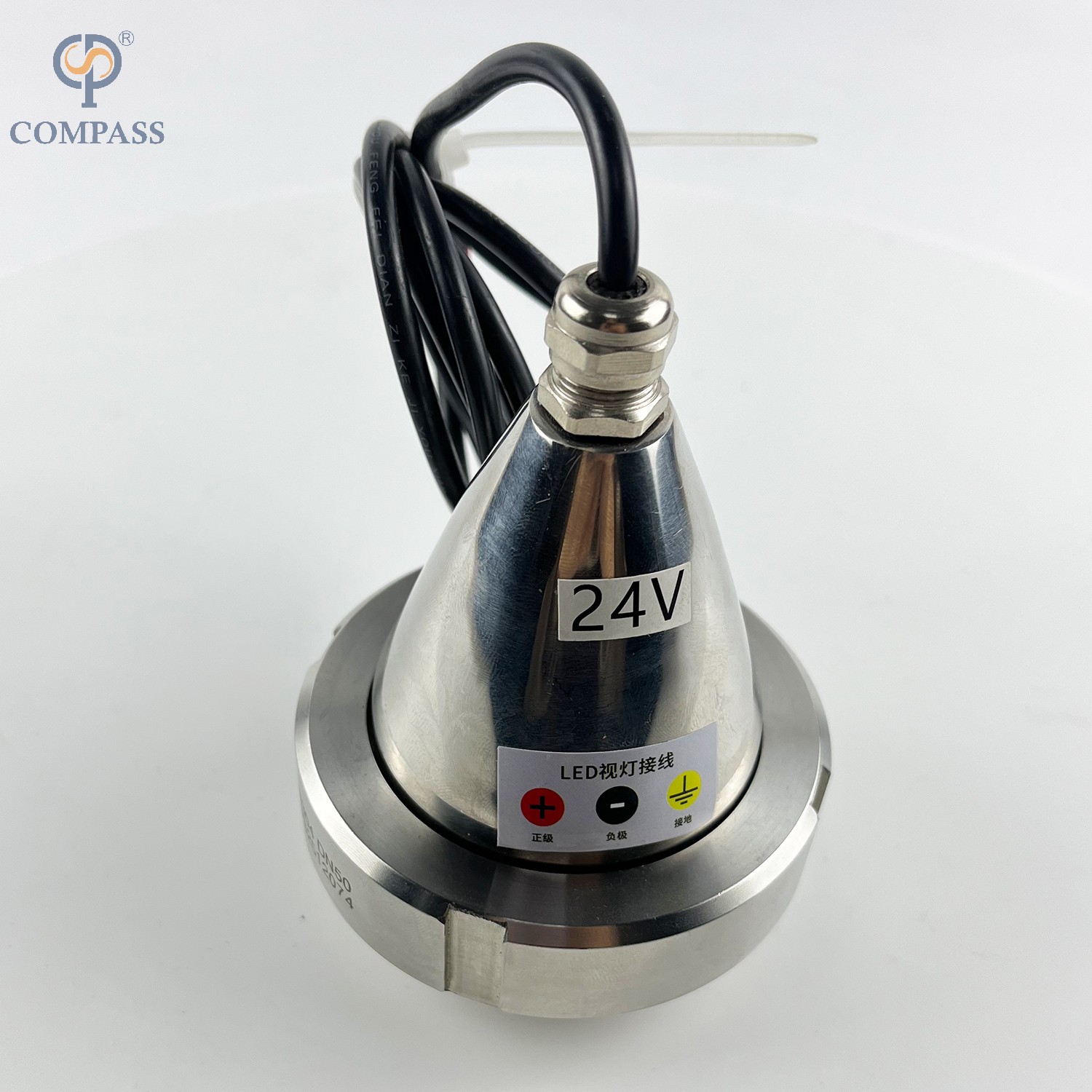 SS304 DIN UNIÃO TIPO SOLDADURA EXTREMIDADE VIDRO DE VISOR