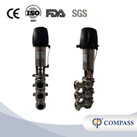 VÁLVULA DESVIADORA DE UNIÃO PNEUMÁTICA TIPO SS316L 111 (NC)