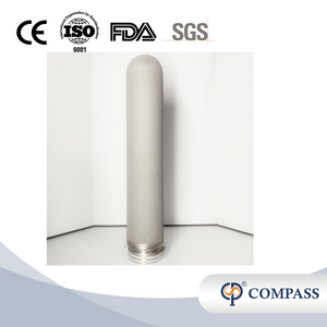 226 Elemento Titaniumrod Filtercore do comprimento 1um da porta 10Inch da conexão