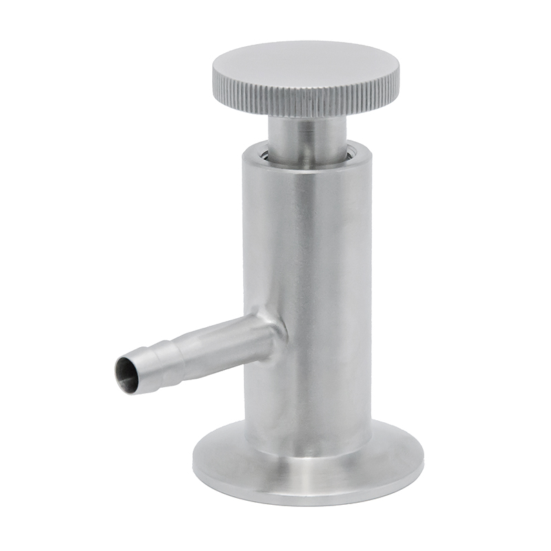 Matte Ordinary Tri aperto manualmente SS304 SS316L Válvulas de amostragem para cerveja