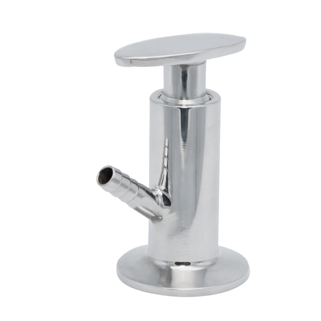 Válvulas de amostragem manualmente de bloqueio de Tri comuns para indústria de alimentos e bebidas