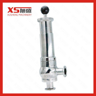 Válvula de segurança de alívio de pressão sanitária de aço inoxidável