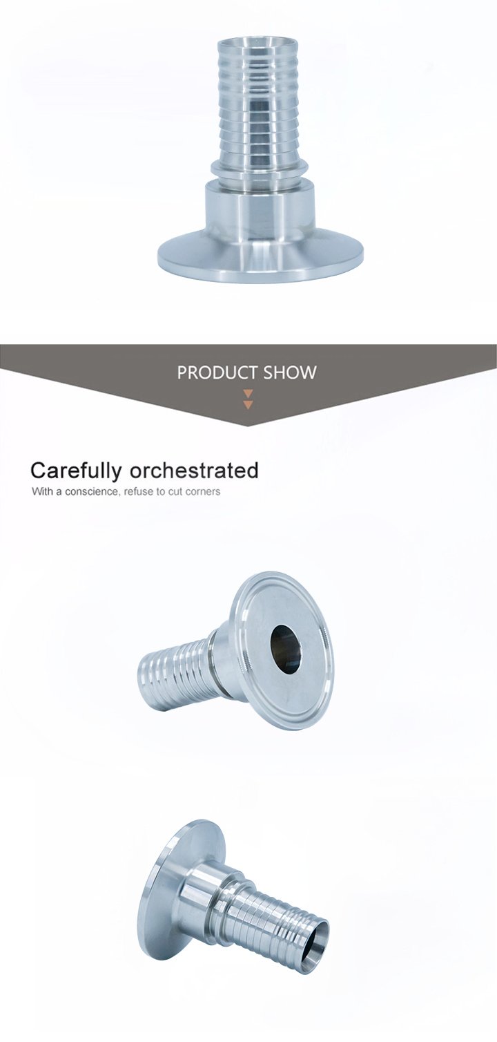 Adaptador de mangueira de fixa&ccedil;&atilde;o de a&ccedil;o inoxid&aacute;vel