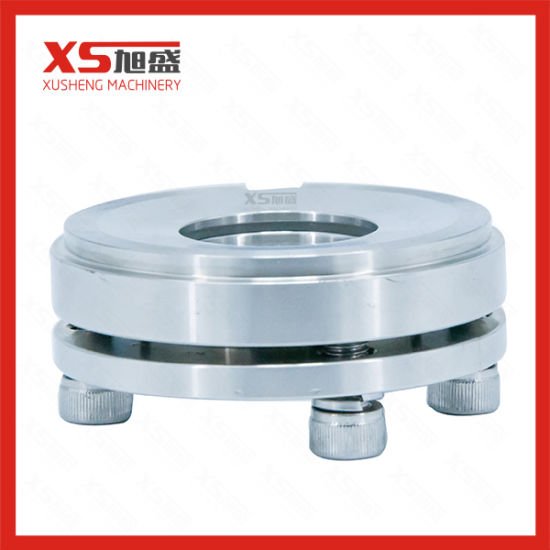 Flange Asséptico Sanitário de Aço Inoxidável 304 316L