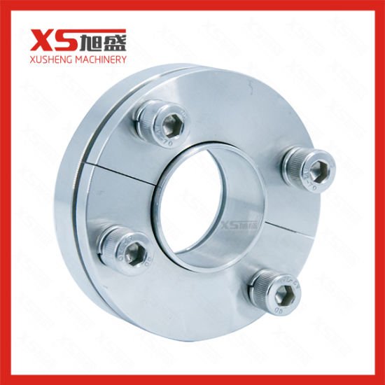 Flange Asséptico Sanitário de Aço Inoxidável 304 316L