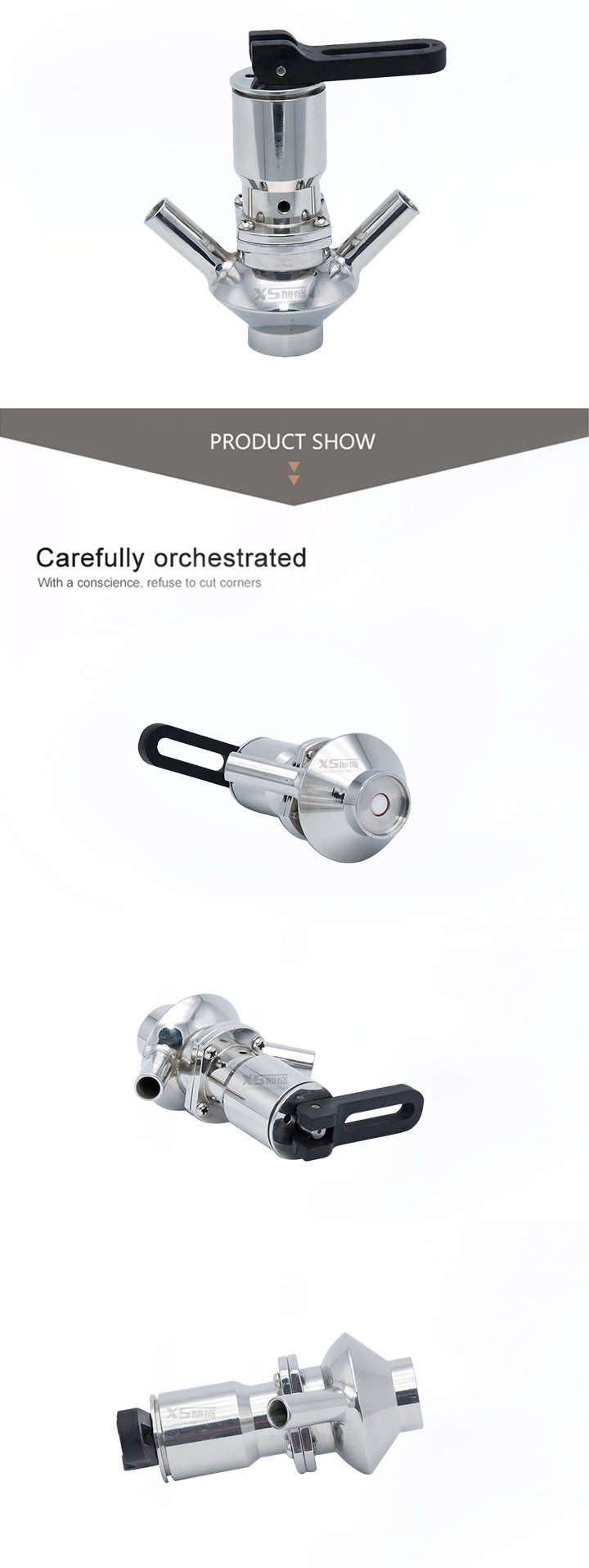 A&ccedil;o inoxid&aacute;vel SS316L Weld Aseptic Sterile V&aacute;lvula de amostragem