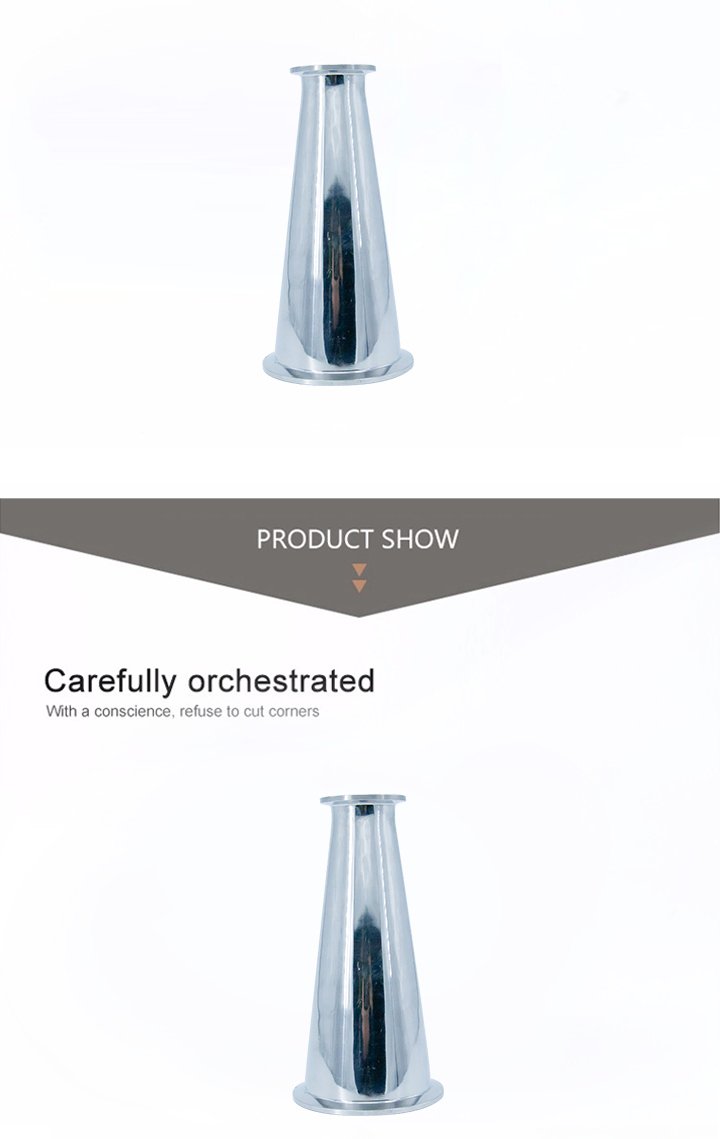 Redutor conc&ecirc;ntrico de a&ccedil;o inoxid&aacute;vel de a&ccedil;o inoxid&aacute;vel do saneamento higi&ecirc;nico TC