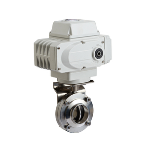 Válvulas Borboleta de Soldagem Sanitária com Atuador Elétrico 