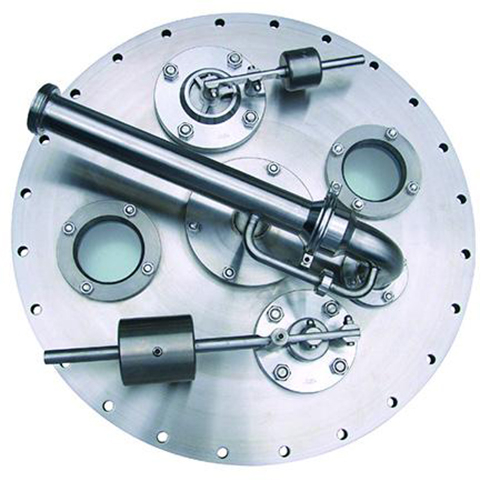 Conjunto de segurança de tanque sanitário em aço inoxidável