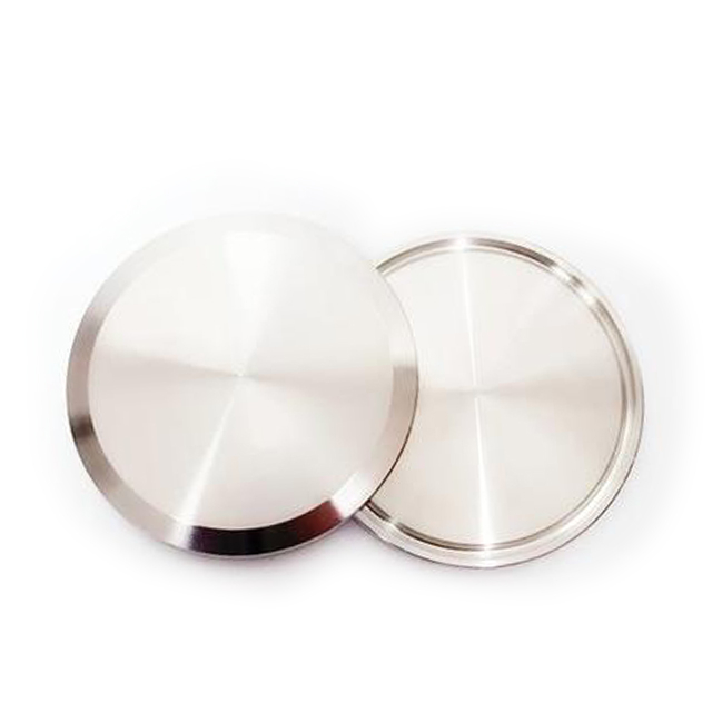 Tampão de conexão de tubo de aço inoxidável sanitário com ponteira