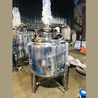 Misturador de gel líquido para alimentos de aço inoxidável de qualidade alimentar Tanque de mistura com revestimento térmico frio