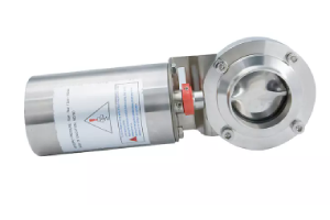 v&aacute;lvula de borboleta sanit&aacute;ria de a&ccedil;o inoxid&aacute;vel