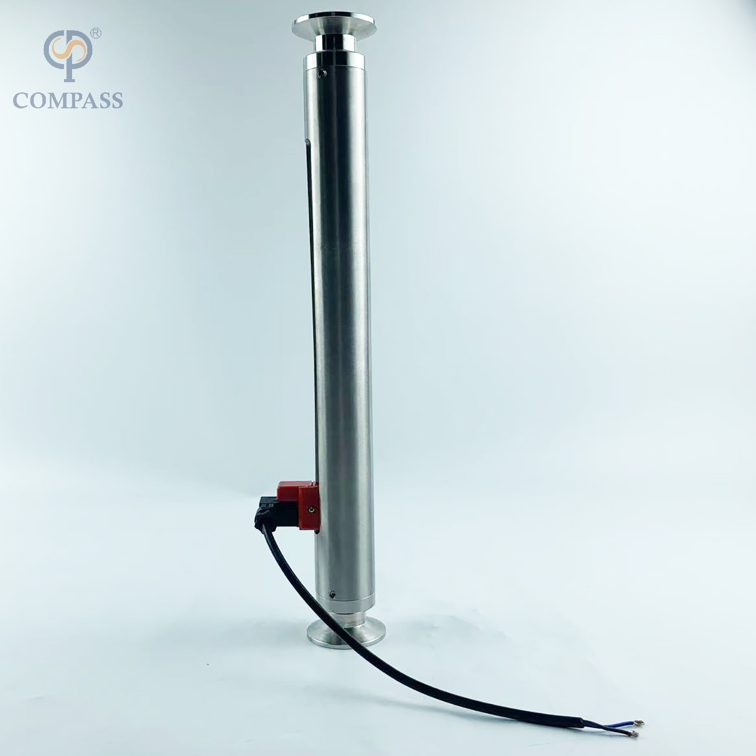 Rotemeter sanitário do tubo de vidro SS304/medidor de vazão do rotor de vidro com alarme