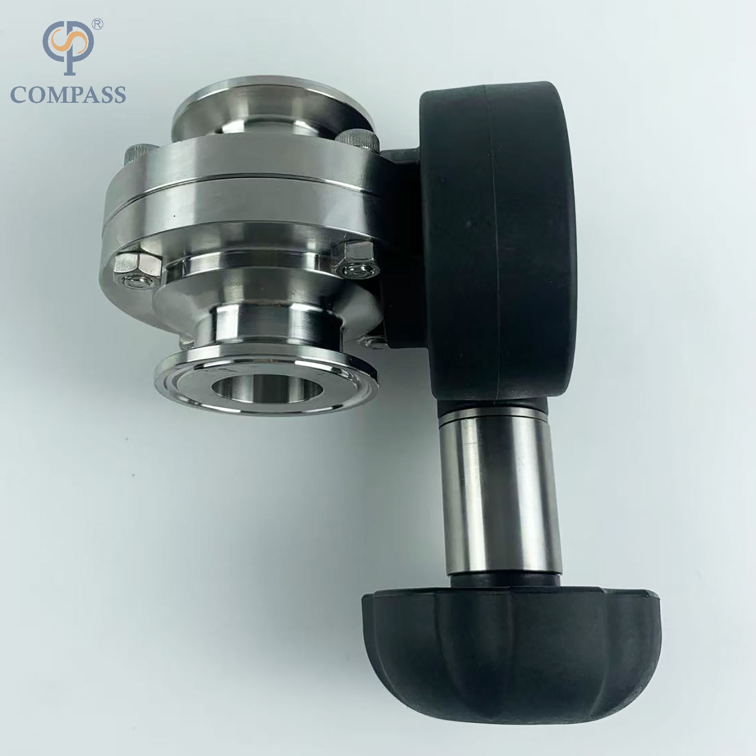 SS304 GRAU ALIMENTÍCIO SMS MANUAL SANITÁRIO FIXADO VÁLVULA BUFFERLY DE MICRO AJUSTE