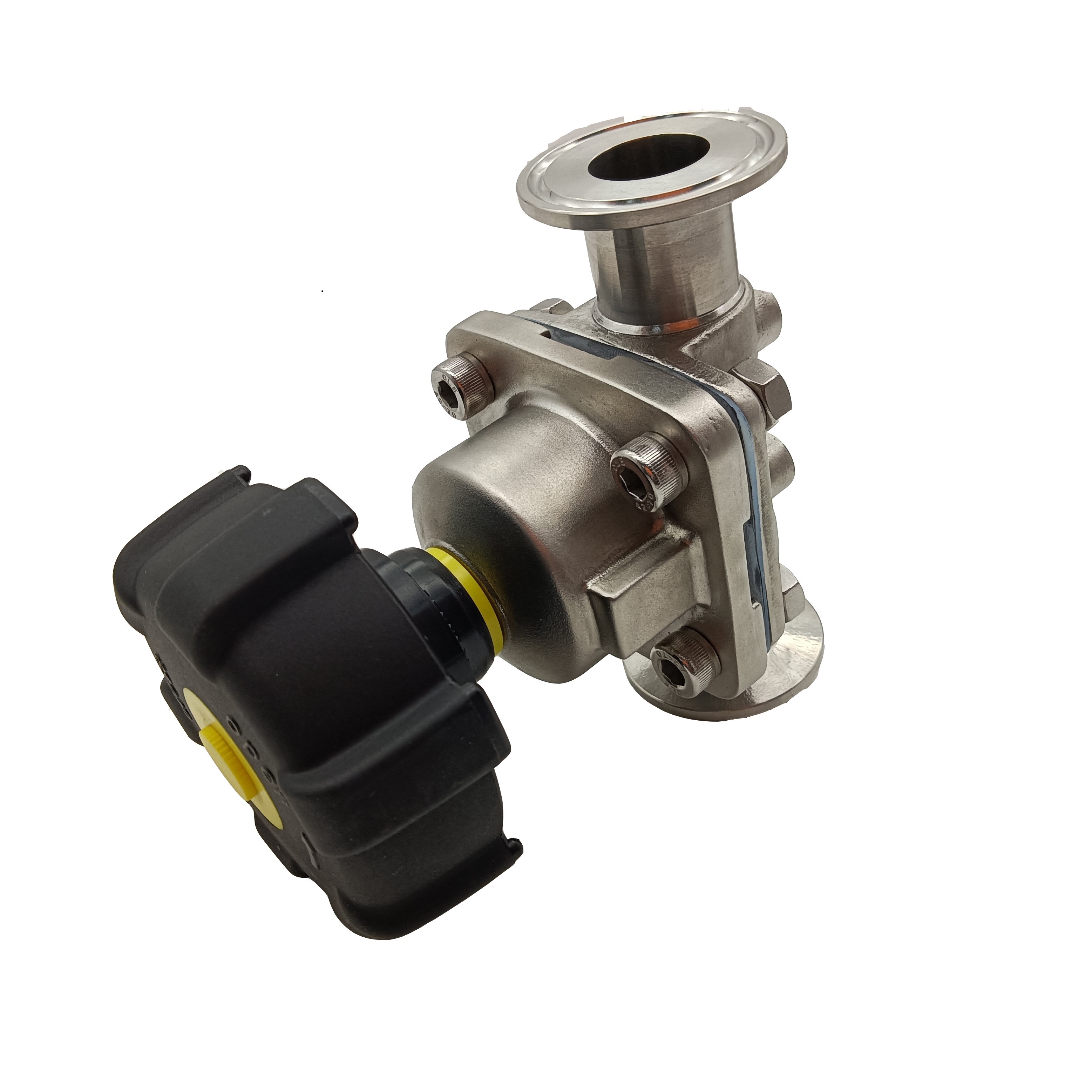 1/2 polegada de 12,7 mm de alta qualidade higiênica higiênica aço inoxidável SS304 SMS CLAMP DIAFRAGMA VÁLVULA
