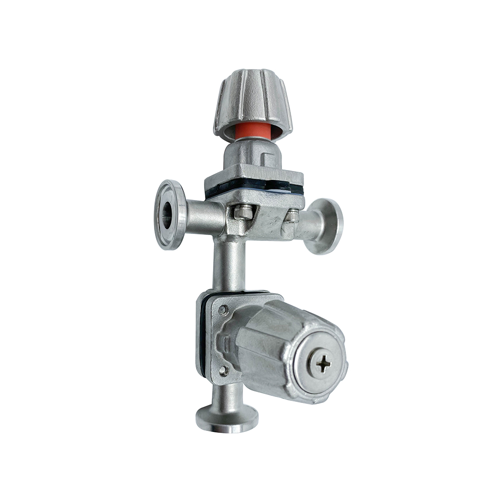 3/4 polegadas 19,05mm de alta qualidade higiênica aço inoxidável SS316L manual sms sms diafragma reta Vavle com alça de aço inoxidável