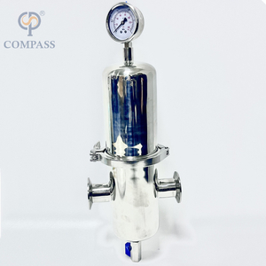 alojamento de filtro do vapor da braçadeira de 0.2um SS316L TC50.5MM com PTFE dentro do elemento