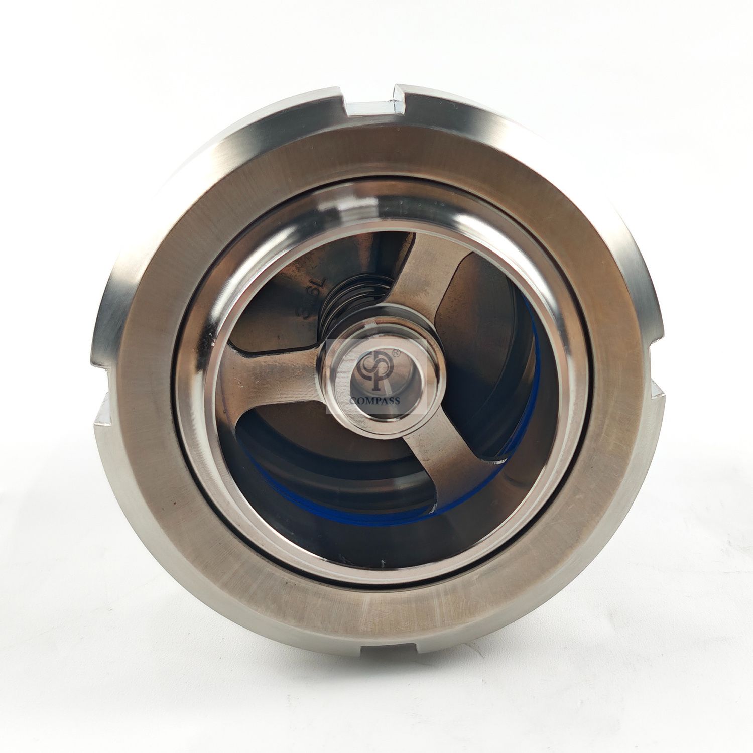 Flange de alta qualidade Aço inoxidável SS316L Grade estéril de grau estéril de grau Sanitário Din União Din Válvula