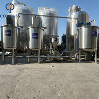 Venda quente CPS50-01A Sistema de equipamento de emulsão de qualidade alimentar OEM de aço inoxidável SS316L com bomba de lóbulo e tanque de emulsão