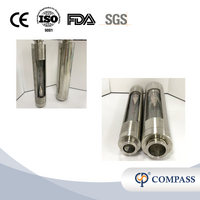 LZB-K30 SS304 Virola TC64MM 6000 Lph medidor de vazão de rotor de vidro de 2 polegadas para água