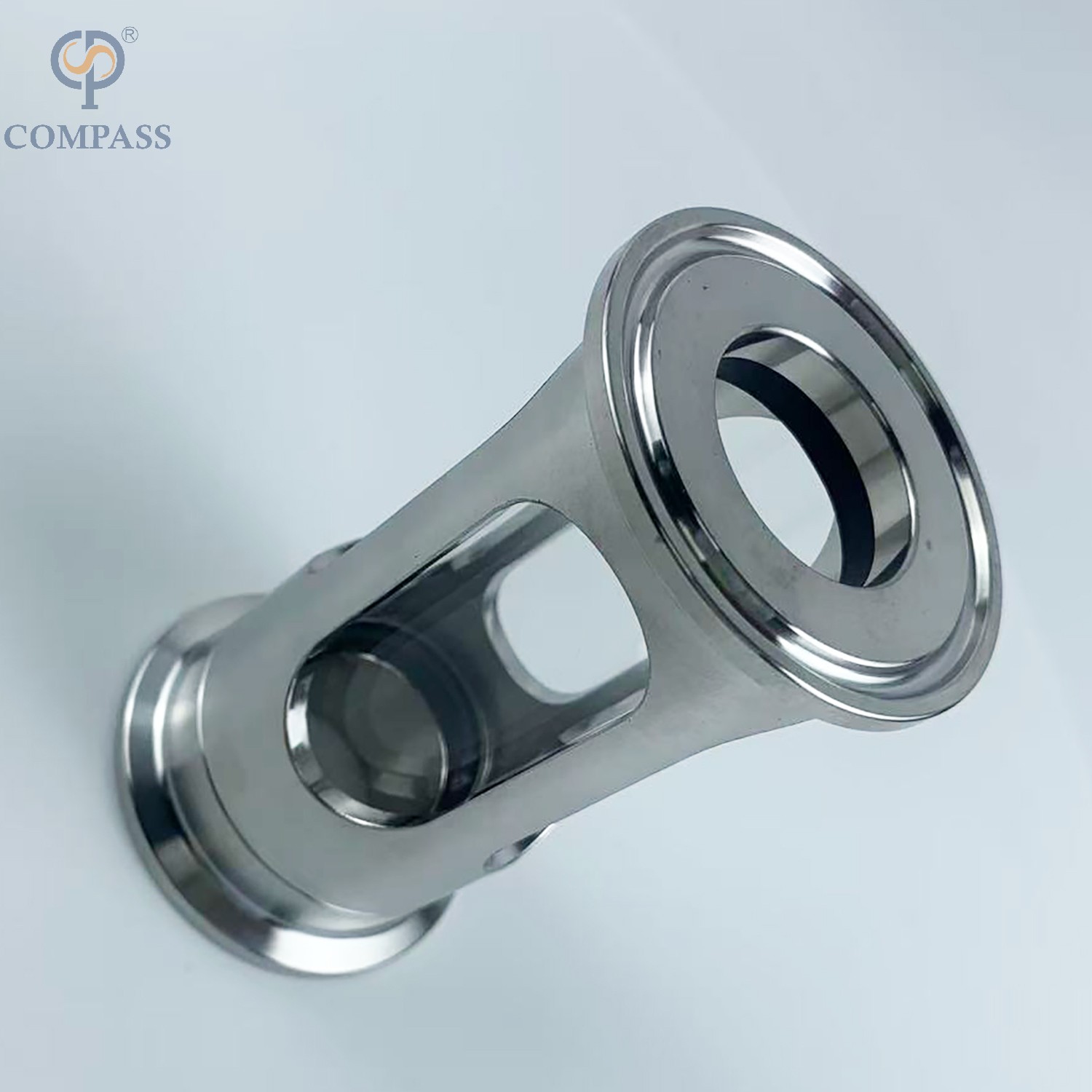 DN15 Sanitário aço inoxidável Compact Gramp Sight Glass