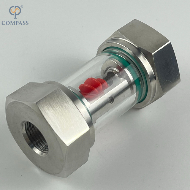 SS304 Indicador de fluxo de água do impulsor de aço inoxidável