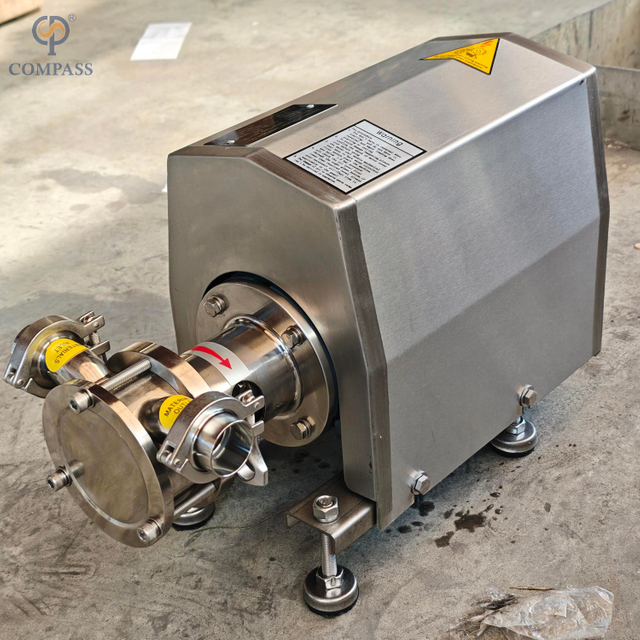 SS304 3KW 380V 3Fase 50HZ Classe Sanitária de Alta Qualidade 1750RPM Bombas de Impulsor Flexível de Fixação Tri com Selo Mecânico Único