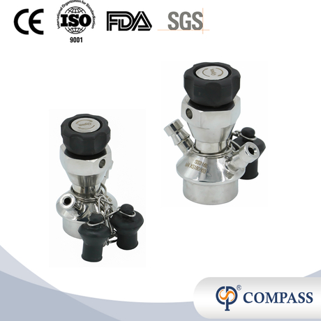 Válvulas de amostragem de saneamento de soldagem microbiana SS316L para a indústria química