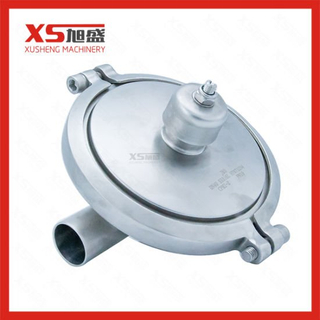 Válvula de pressão constante pneumática sanitária de aço inoxidável
