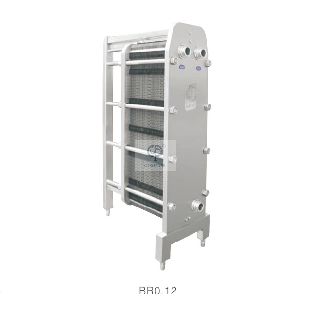 Xusheng SS304 316L de aço inoxidável de estágio único trocador de calor tipo placa 