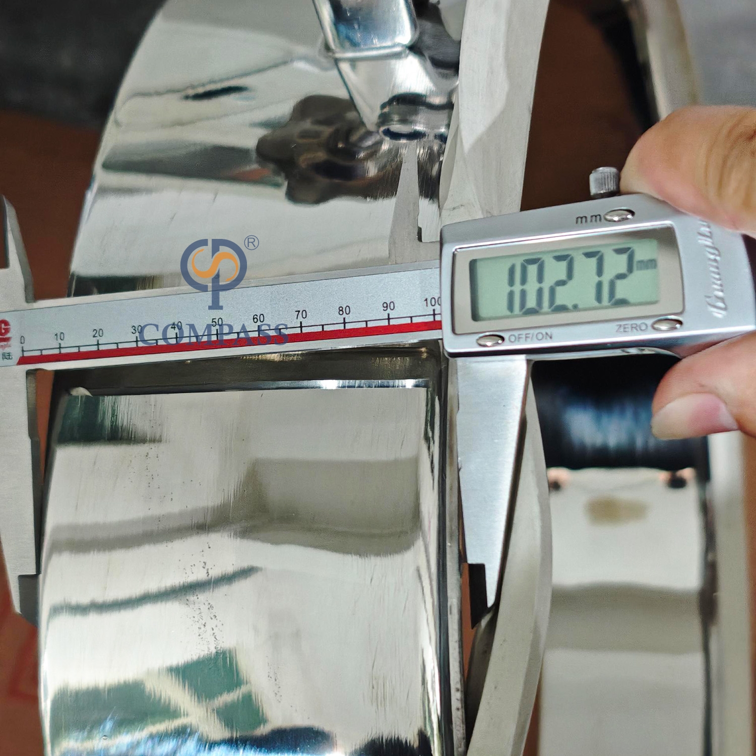 500MM SS304 Manway redondo externo sem pressão com visor e alça