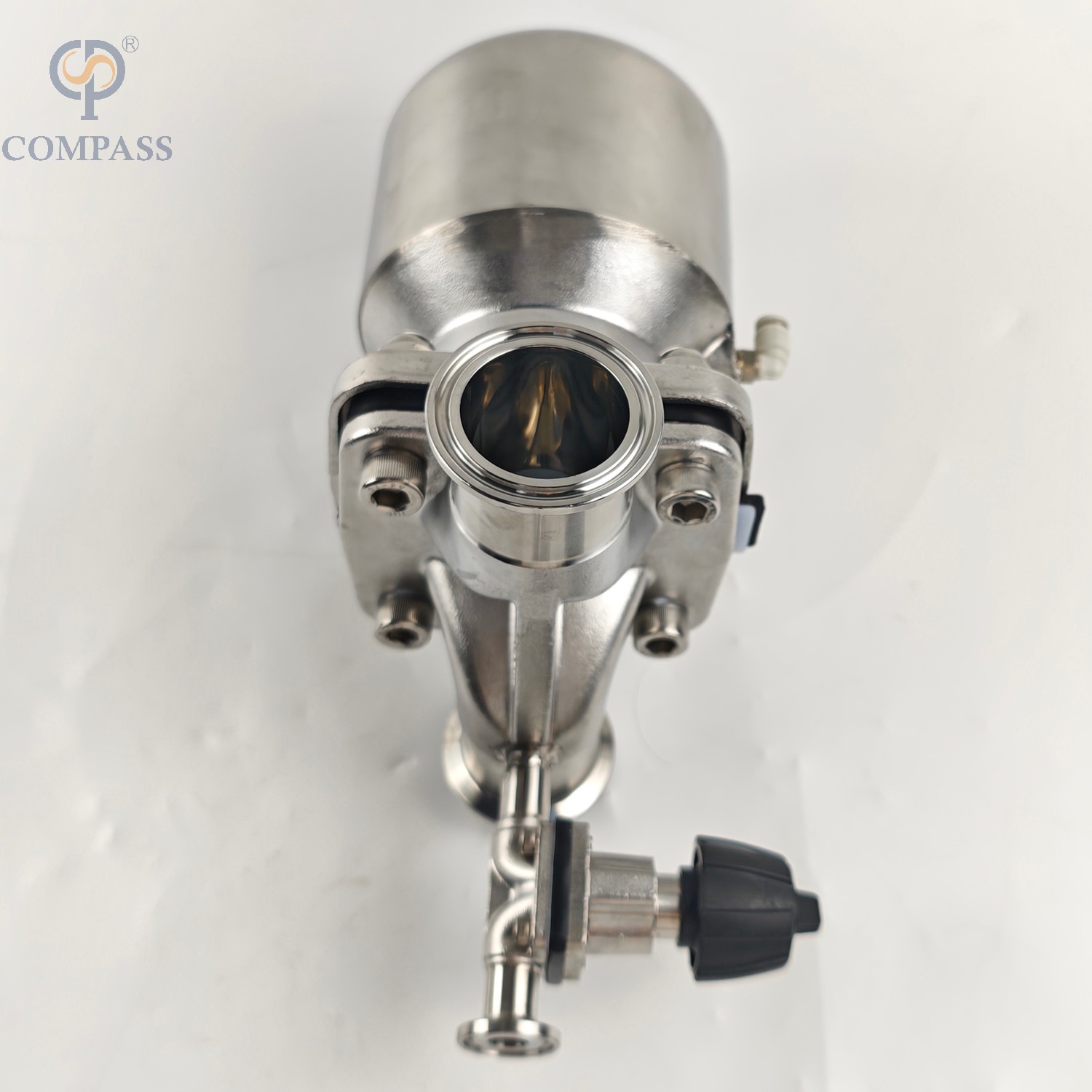 38,1mm × 1/2 'SS316L Pneumatic SMS CLAMP DIAFRAGMA VÁLVULA