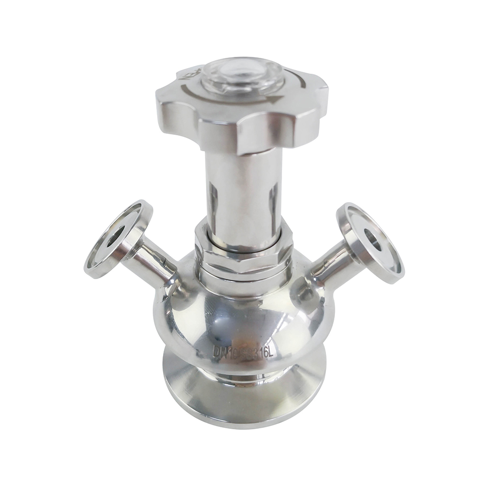 Modelo SGM-H Válvulas de amostragem de saneamento estéril e ajustado Fino com junta PTFE