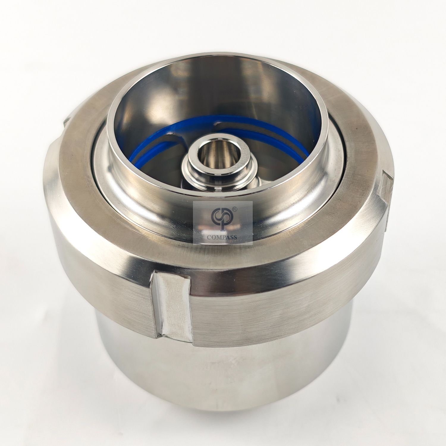 Flange de alta qualidade Aço inoxidável SS316L Grade estéril de grau estéril de grau Sanitário Din União Din Válvula