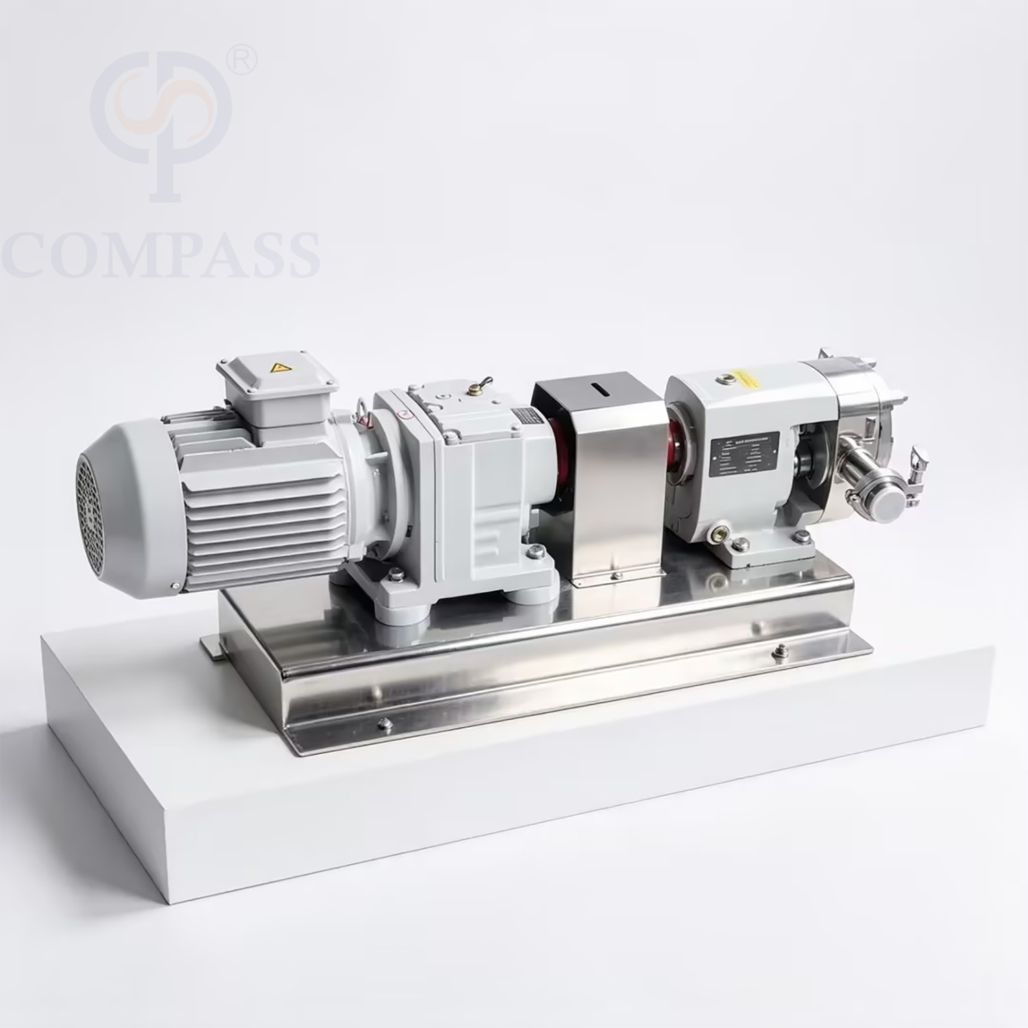 ZB3A-12-2.2kw SS316L 400V 50HZ Sanitária de Aço Inoxidável OEM Engrenagem Elétrica Bomba de Lóbulo de Taxa de Velocidade Constante para Creme e Chocolate